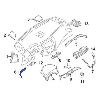 Nissan OE - Left Instrument Panel Molding