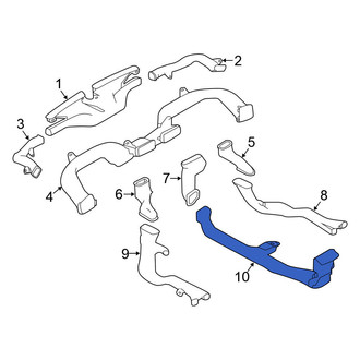 Nissan OE - Rear Center Instrument Panel Air Duct