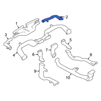 Nissan OE - Front Right Upper Instrument Panel Air Duct