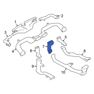 Nissan OE - Front Lower Center Instrument Panel Air Duct