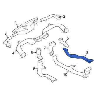 Nissan OE - Rear Right Instrument Panel Air Duct