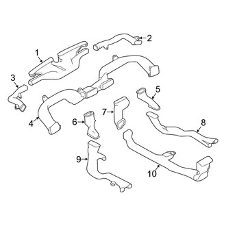 Nissan OE - Instrument Panel - Ducts (3.5L)