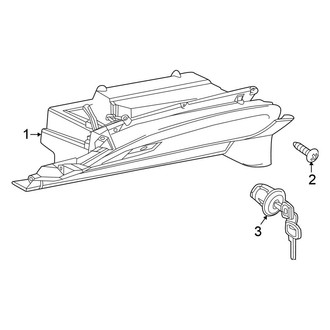 Nissan OE - Instrument Panel - Glove Box (3.5L)