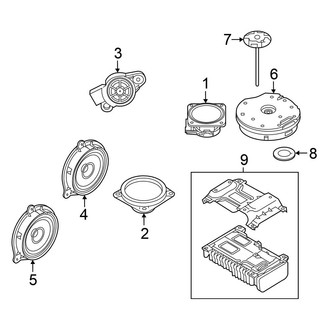 Nissan OE - Instrument Panel - Sound System (Speakers)