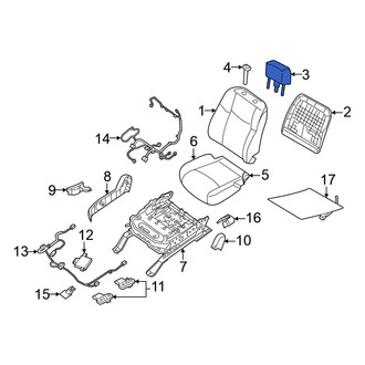 Nissan OE - Front Right Headrest