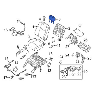 Nissan OE - Front Left Headrest