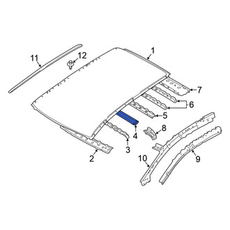 Nissan OE - Center Front Roof Bow