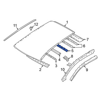 Nissan OE - Center Rear Roof Bow