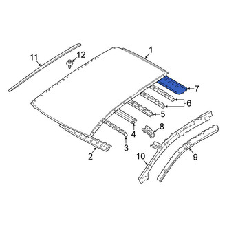 Nissan OE - Rear Roof Header Panel