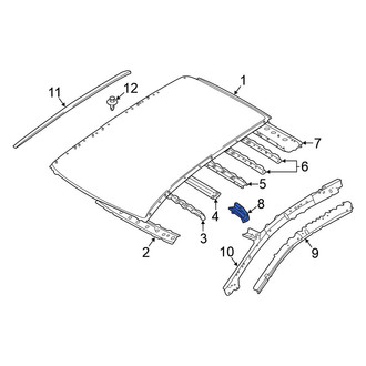 Nissan OE - Left Roof Bow Bracket