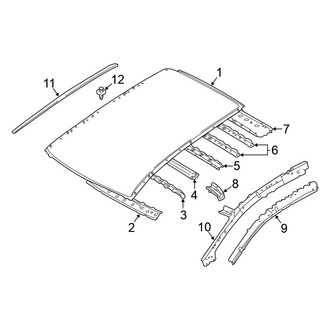 Nissan OE - Roof & Components (W/O Sunroof)