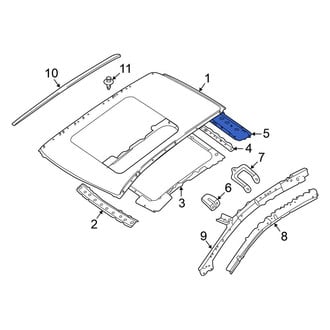 Nissan OE - Rear Roof Header Panel