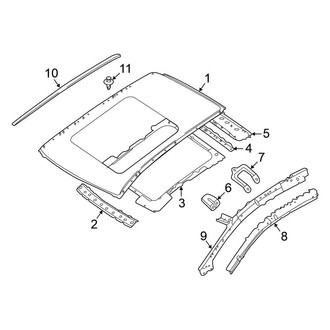 Nissan OE - Roof & Components (With Sunroof)