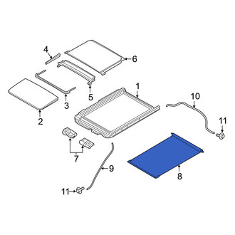 Nissan OE - Sunroof Cover