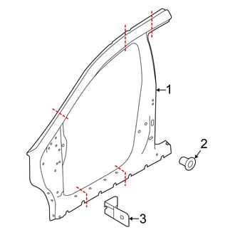 Nissan OE - Pillars, Rocker & Floor - Aperture Panel