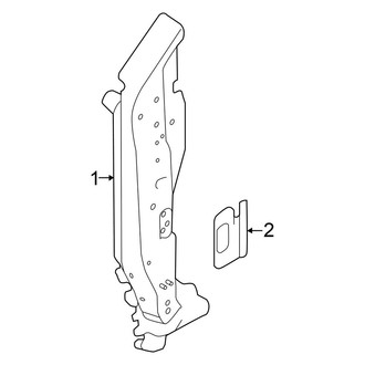 Nissan OE - Pillars, Rocker & Floor - Hinge Pillar (3.5L)