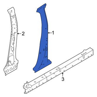 Nissan OE - Left Body B-Pillar Reinforcement