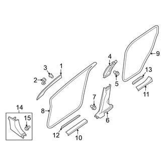 Nissan OE - Pillars, Rocker & Floor - Interior Trim