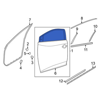 Nissan OE - Front Left Door Shell
