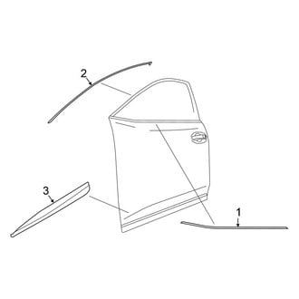 Nissan OE - Front Door - Exterior Trim (3.5L)
