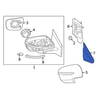 Nissan OE - Front Left Fender Molding