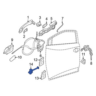Nissan OE - Front Door Check
