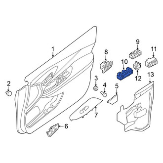 Nissan OE - Front Left Door Window Lock-Out Switch