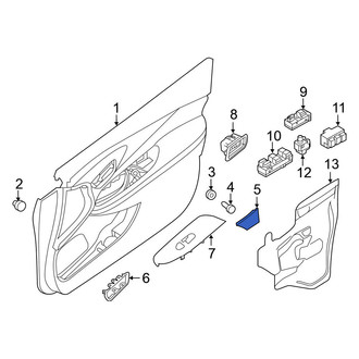 Nissan OE - Left Door Interior Trim Panel Cap