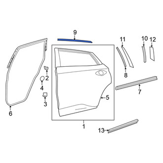 Nissan OE - Rear Left Upper Paint Protection Film