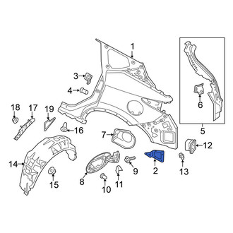 Nissan OE - Rear Left Quarter Panel Extension