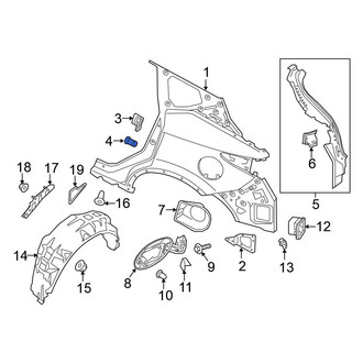 Nissan OE - Uniside Nut