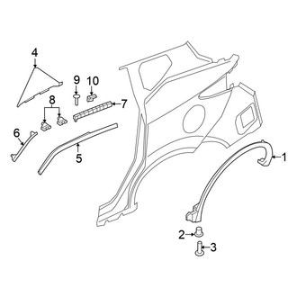 Nissan OE - Quarter Panel - Exterior Trim (3.5L)