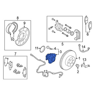 Nissan OE - Rear Wheel Bearing and Hub Assembly