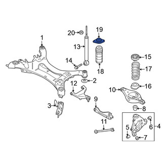 Nissan OE - Rear Suspension Shock Absorber Mount
