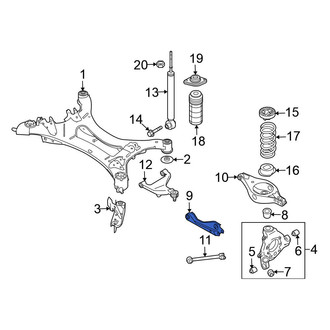 Nissan OE - Rear Left Lower Forward Suspension Control Arm