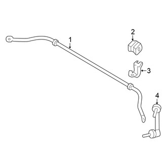 Nissan OE - Rear Suspension - Stabilizer Bar & Components (FWD)