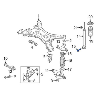 Nissan OE - Suspension Shock Absorber Bolt