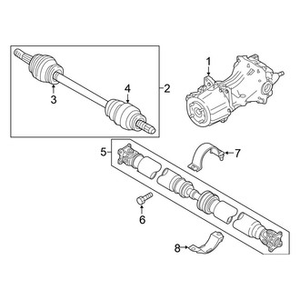 Nissan OE - Rear Suspension - Axle & Differential (AWD)