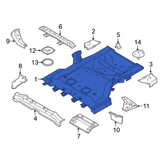 Nissan OE - Rear Floor Pan