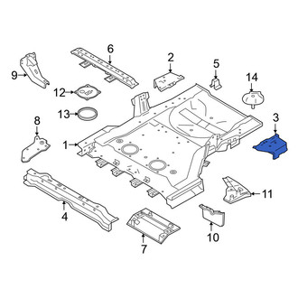 Nissan OE - Rear Left Floor Extension