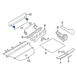 Nissan OE - Rear Tie Down Hook