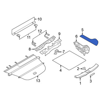Nissan OE - Rear Left Floor Storage Compartment Lid