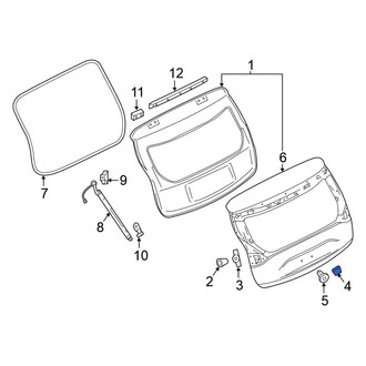 Nissan OE - Rear Side Body Trim Protector