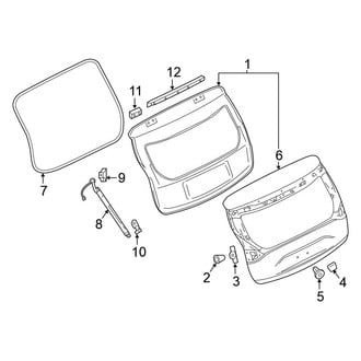 Nissan OE - Lift Gate - Gate & Hardware (3.5L)