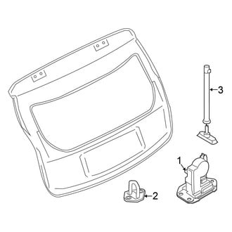 Nissan OE - Lift Gate - Lock & Hardware (W/O Power)