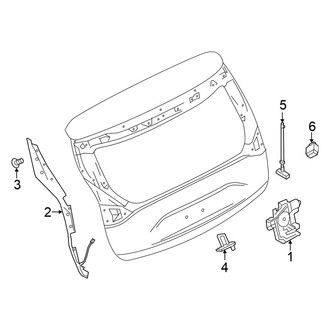 Nissan OE - Lift Gate - Lock & Hardware (With Power), (3.5L)