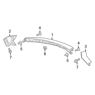 Nissan OE - Lift Gate - Spoiler