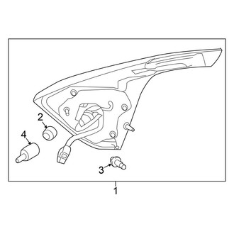 Nissan OE - Rear Lamps - Backup Lamps (3.5L)