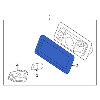 Nissan OE - License Light Assembly Gasket