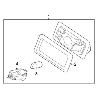 Nissan OE - Rear Lamps - License Lamps (3.5L)